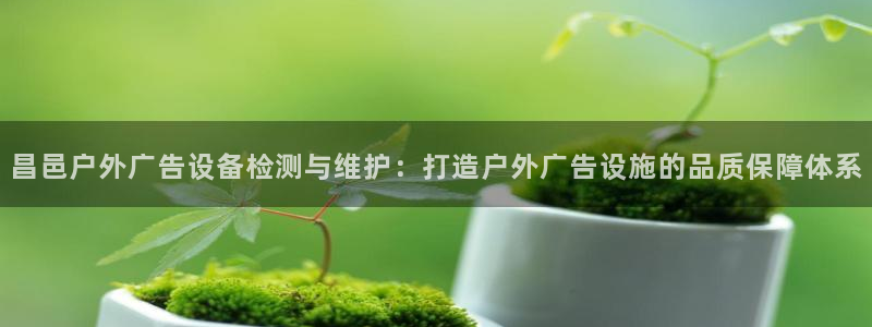 杏宇平台注册登录：昌邑户外广告设备检测与维护：打造户外广告设施的品质保障体系