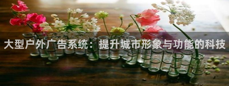 杏宇平台好吗：大型户外广告系统：提升城市